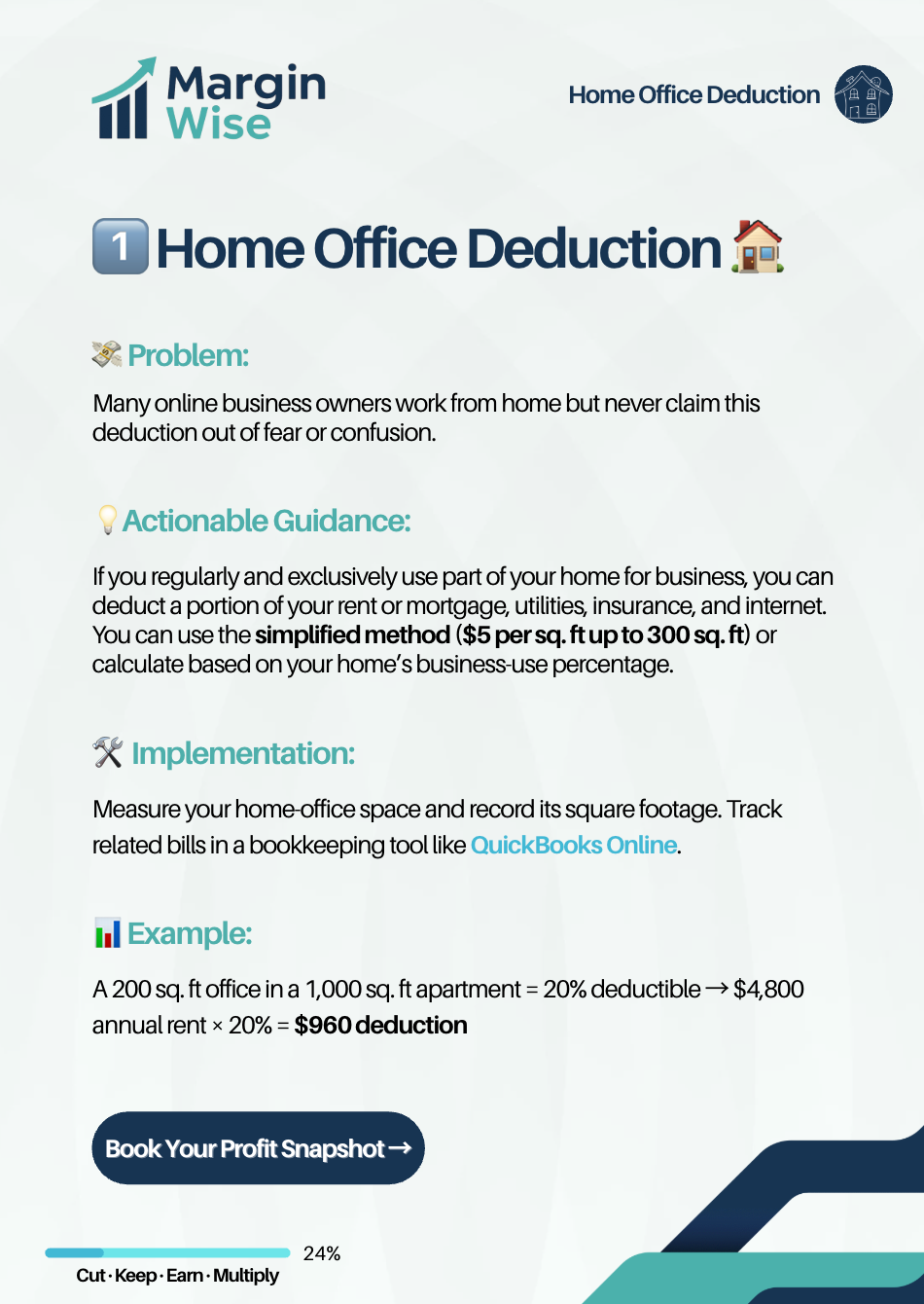 Tax Deduction Playbook for Small Business Owners