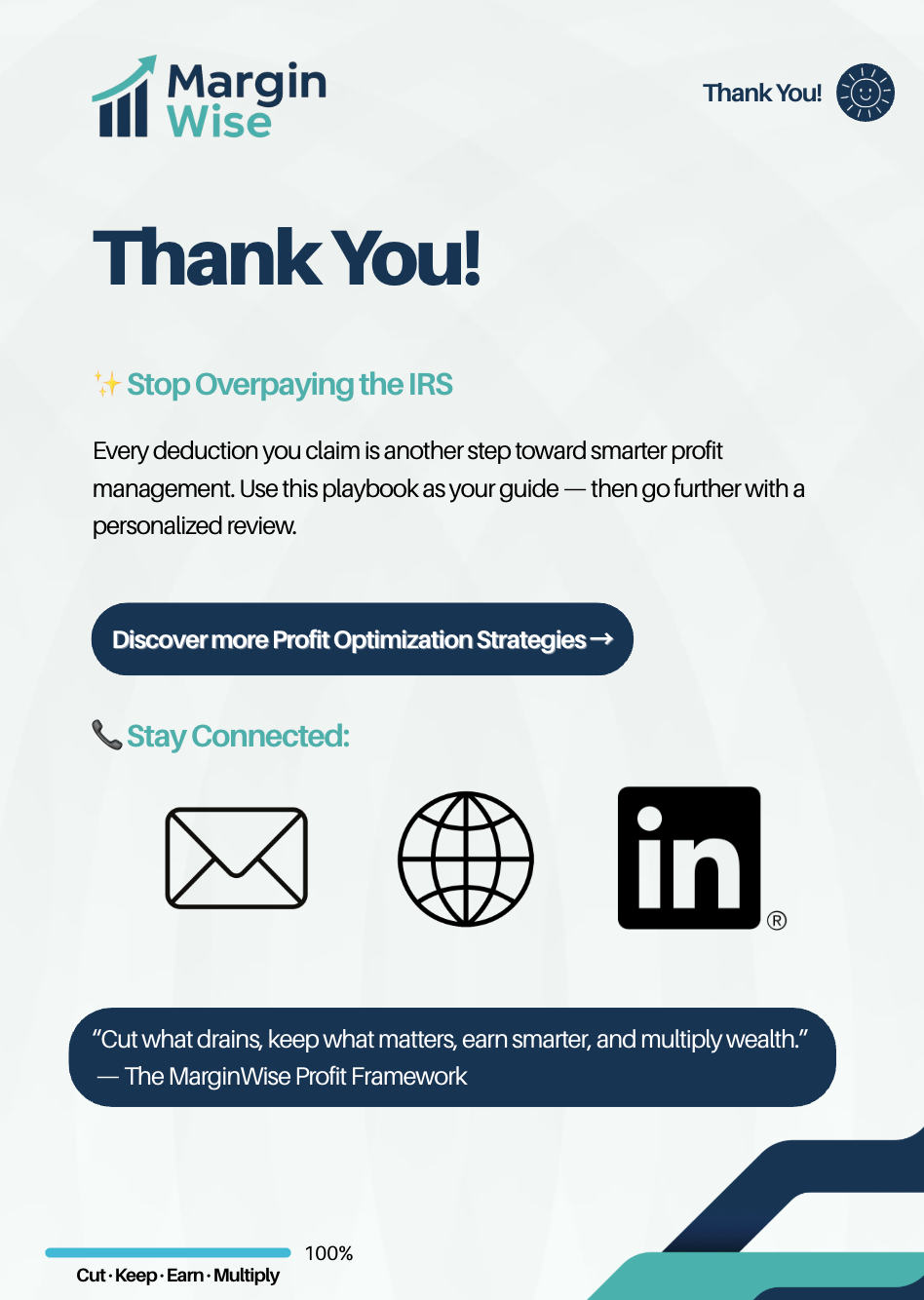 Tax Deduction Playbook for Small Business Owners